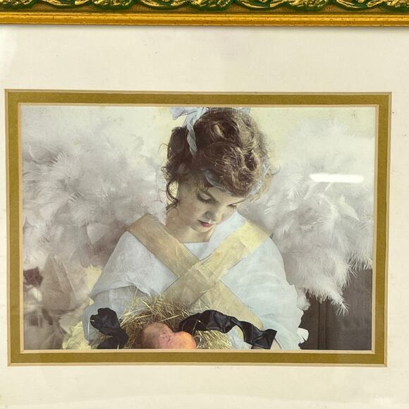 Framed and Matted Angel Litho Print by Christine Hersch - Picture 2 of 6